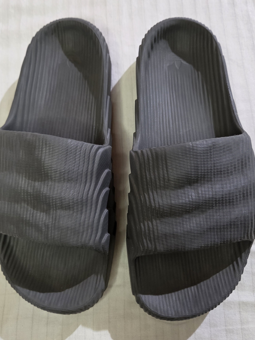 Adidas Adilette 22 Slides Grey Men's Shoes Size 11.5 US